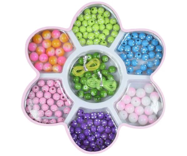 Beads Series set na výrobu šperkov, s korálkami a priadzou