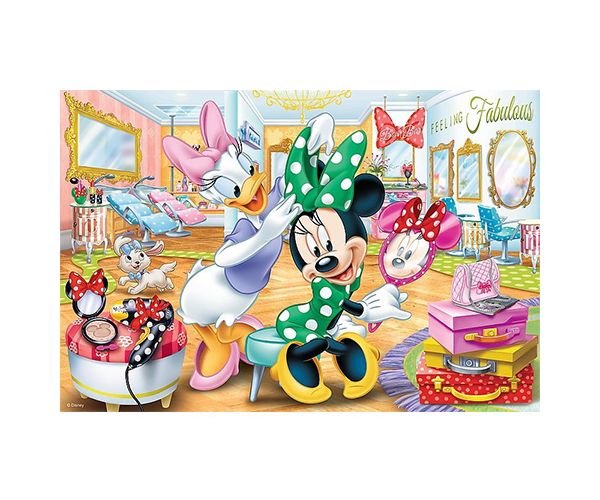 Daisy és Minnie szépségszalonban puzzle 100db-os - Trefl