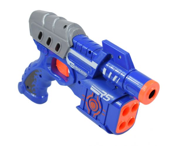 Dart Blaster: Manuális szivacslövő fegyver 18 méteres lövő távolsággal 24cm