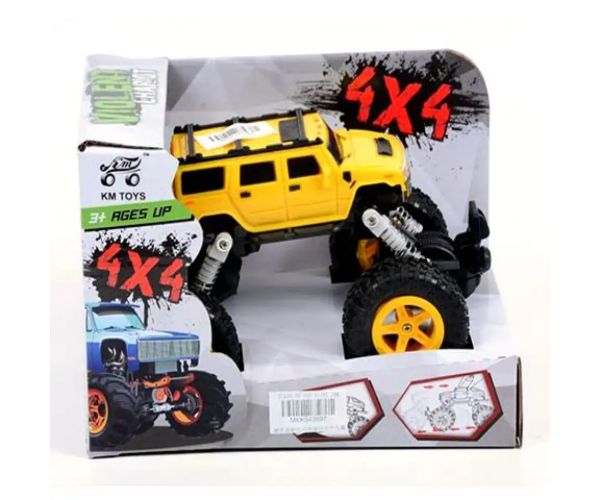 Pružinové terénne vozidlo 4x4 v žltej farbe