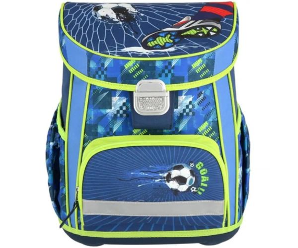 Football goal ergonomická školská taška batoh s peračníkom 4-dielny set