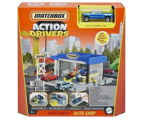 Matchbox: Action Drivers Autoservis hrací set - Mattel