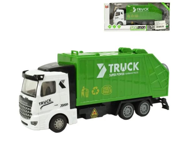 Super Truck: Kontajnerové smetiarske auto so zotrvačníkom 20cm
