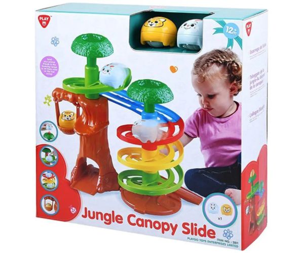 Playgo: Džungľa, zvieracia guľková dráha