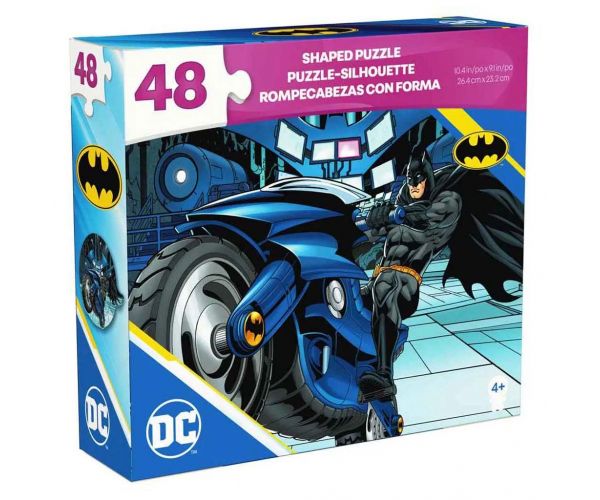 DC Comics Batman motorkerékpáron 48db-os puzzle - Spin Master