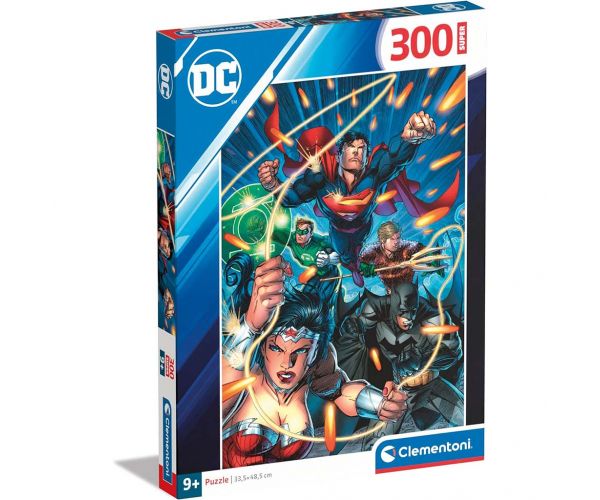 DC Comics: Az igazság ligája 300db-os Super puzzle - Clementoni