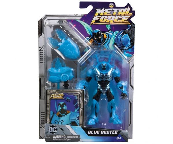 DC Metal Force Blue Beetle játékfigura felszereléssel - Spin Master