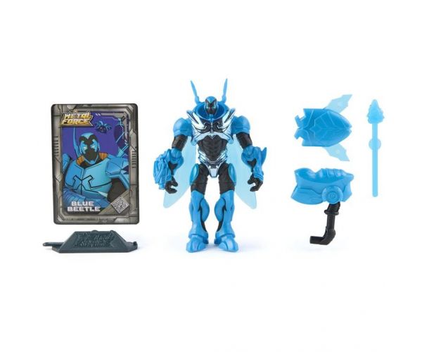 DC Metal Force Blue Beetle játékfigura felszereléssel - Spin Master