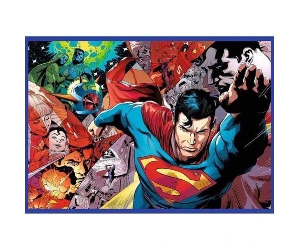 DC: A bátor Superman 4x250db-os puzzle - Trefl