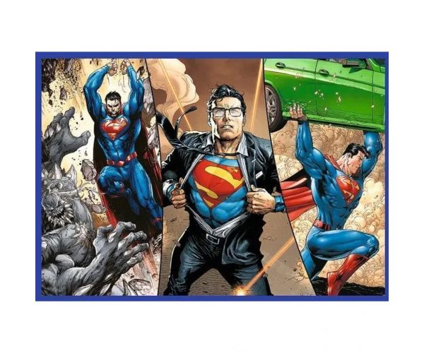 DC: A bátor Superman 4x250db-os puzzle - Trefl