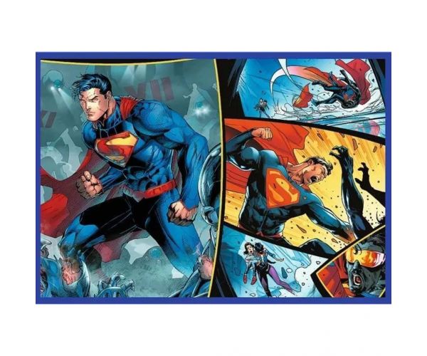 DC: A bátor Superman 4x250db-os puzzle - Trefl