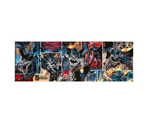 DC Comics: Batman akcióban 1000db-os panoráma puzzle - Clementoni