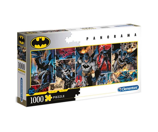DC Comics: Batman akcióban 1000db-os panoráma puzzle - Clementoni