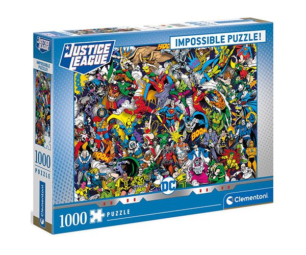 DC Comics Igazság ligája impossible puzzle 1000db-os - Clementoni