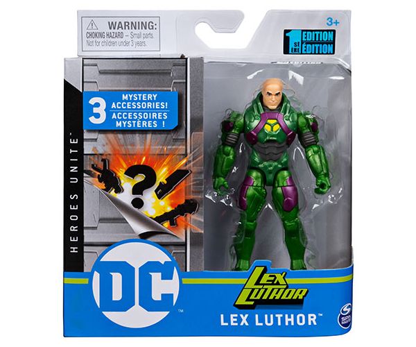DC Comics: Lex Luthor 10cm figura meglepetés kiegészítőkkel - Spin Master