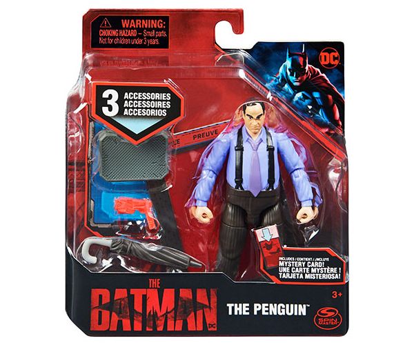 DC Comics: The Batman Pingvin játékfigura kiegészítőkkel 10cm - Spin Master