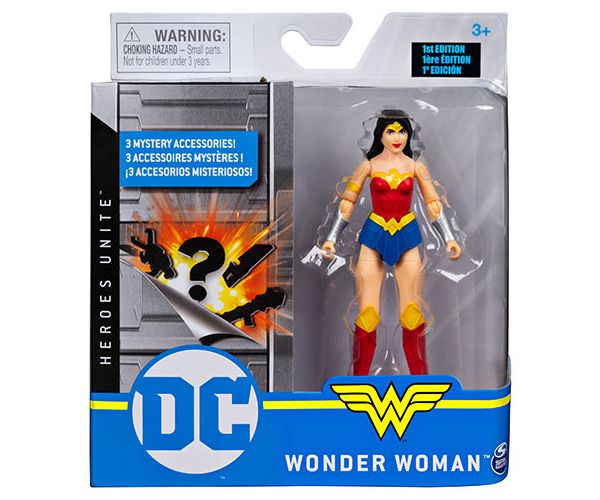 DC Comics: Wonder Woman 10cm figura meglepetés kiegészítőkkel - Spin Master