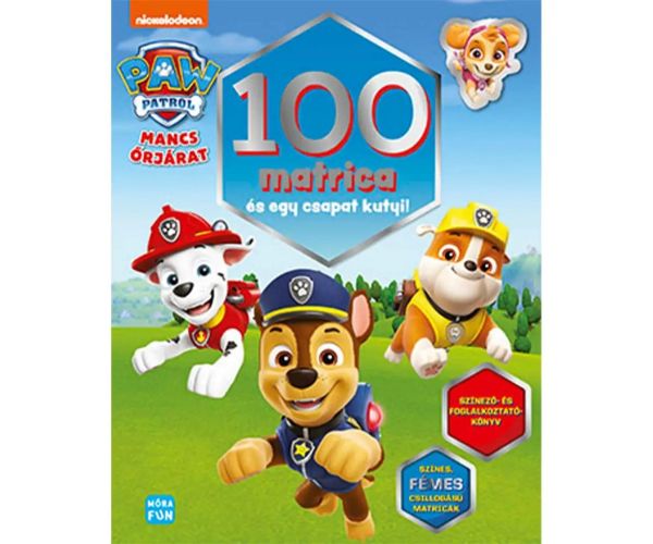 Móra: Paw Patrol - 100 nálepiek a tím psíkov! pracovná kniha