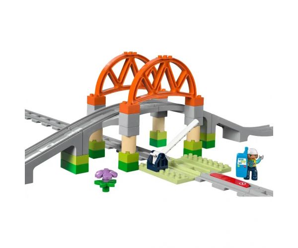 LEGO® DUPLO®: Železničný most a koľaje doplnková sada (10426)