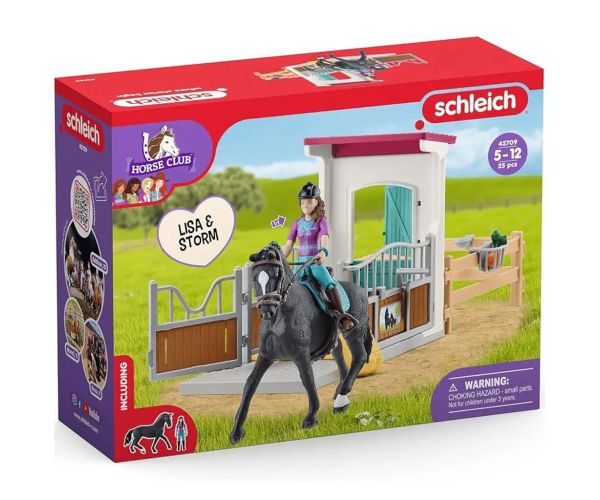 Schleich: Horse Club - Lisa a Storm jazdecká box hračka