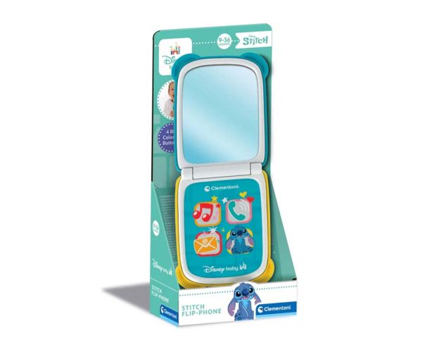 Disney Baby: Detský telefón so vzorom Stitch - Clementoni