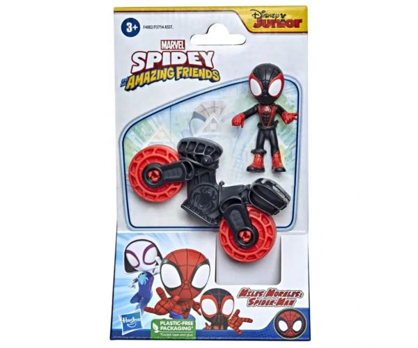 Spider-Man a jeho úžasní priatelia: Miles Morales a jeho motorka hracia súprava - Hasbro