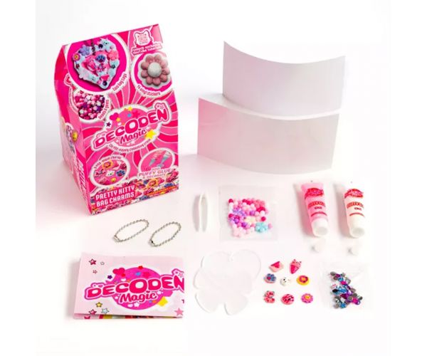 Decoden Magic - Varázsdekor: cicás táskadísz