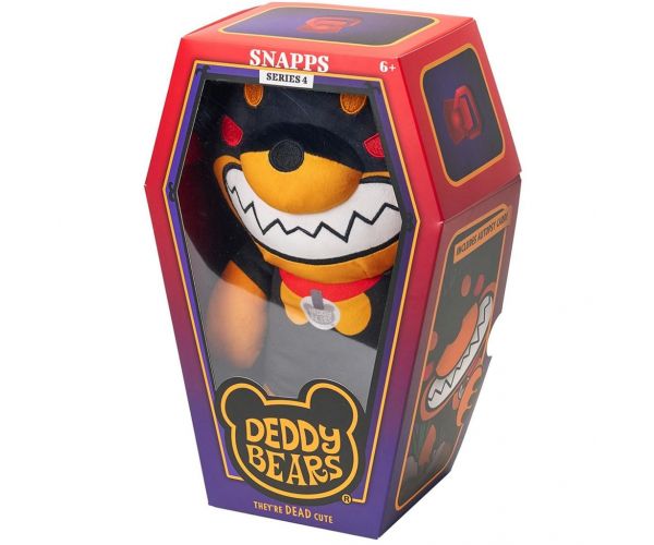 Deddy Bear Hank plüss koporsóban, 4. sorozat, 30 cm-es - Snappers