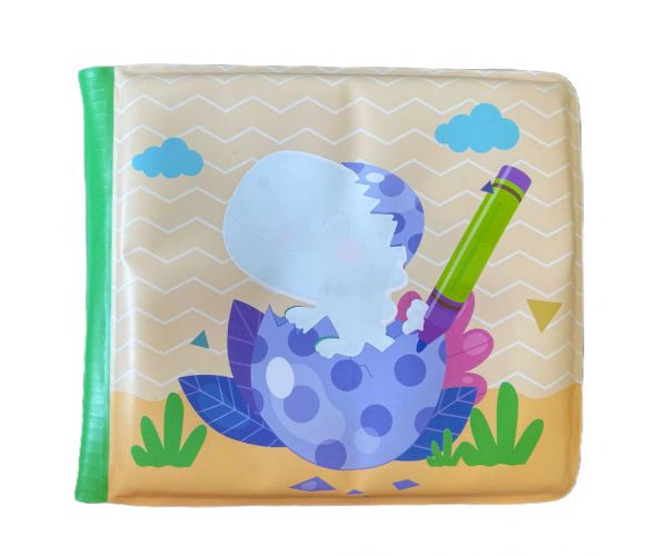 Baby Book: Dinoszauruszok puha pancsoló könyv 14x13cm
