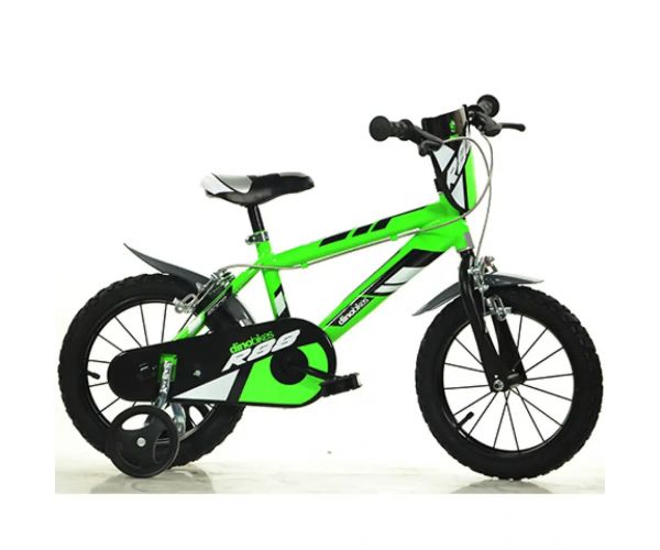 Mountain Bike R88 zöld-fekete gyerek bicikli 16-os méretben - Dino Bikes kerékpár