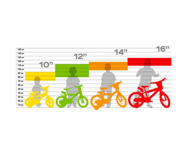 Tini Nindzsa teknőcök gyerek bicikli 12-es méretben - Dino Bikes kerékpár