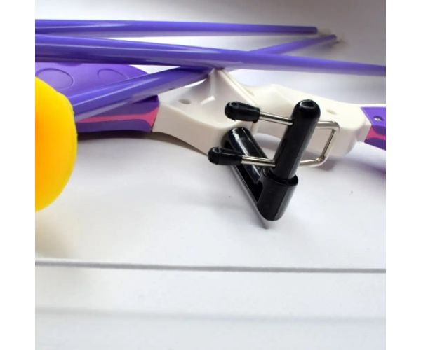 Ružový set s lukom a prísavkovými šípmi 54cm