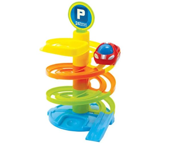 Playgo: Detská autíčková špirálová dráha