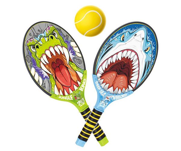 Deep Sea Overlord vs Jungle King teniszező szett két labdával