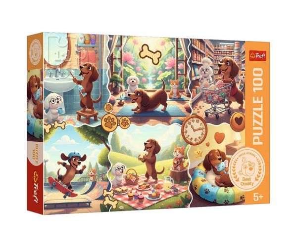 Egy kis tacskó naplója 100db-os puzzle - Trefl