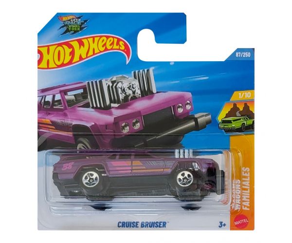 Hot Wheels: Cruise Bruiser fialový autíčko 1/64 - Mattel