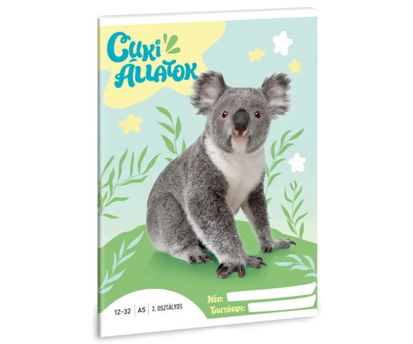 Ars Una: Roztomilé zvieratá - Koala linajkovaný zošit pre 3. ročník A/5