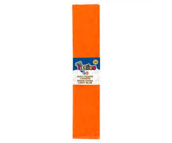 Krepový papier v oranžovej farbe 50x200cm