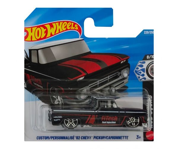Hot Wheels: 62 Chevy Pickup Custom autíčko 1/64 - Mattel