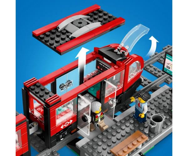 LEGO® City: Mestskej električky a zastávky (60423)