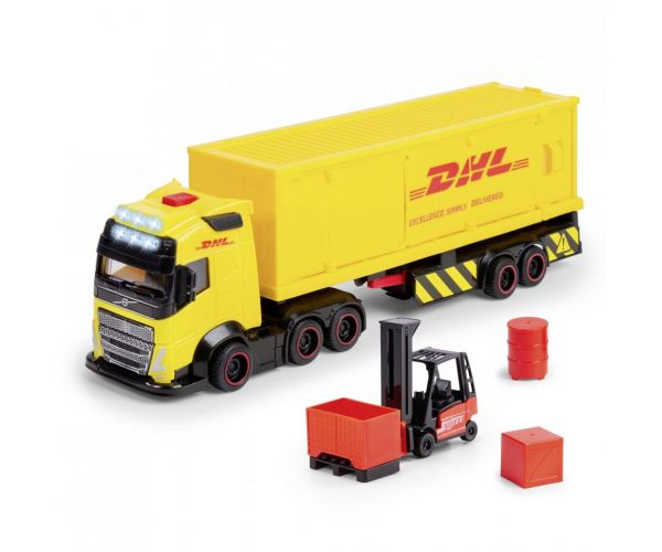 DHL Kamion fénnyel és hanggal - Dickie Toys