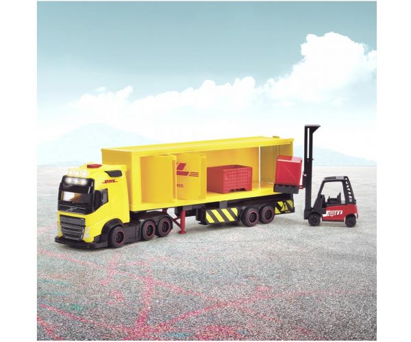 DHL Kamion fénnyel és hanggal - Dickie Toys