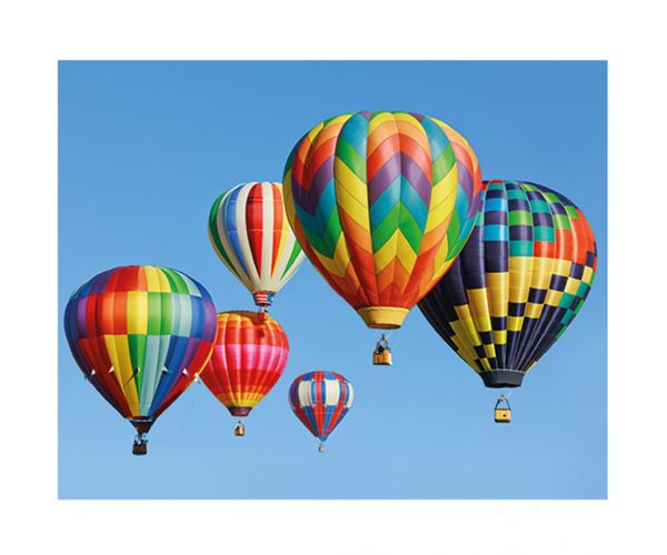 Gyémántszemes kirakó: Hőlégballon gyémántfestő szett 40x50cm