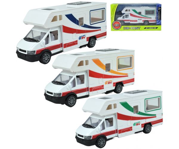 Die-Cast: Fém lakóautó többféle változatban 17cm 1db