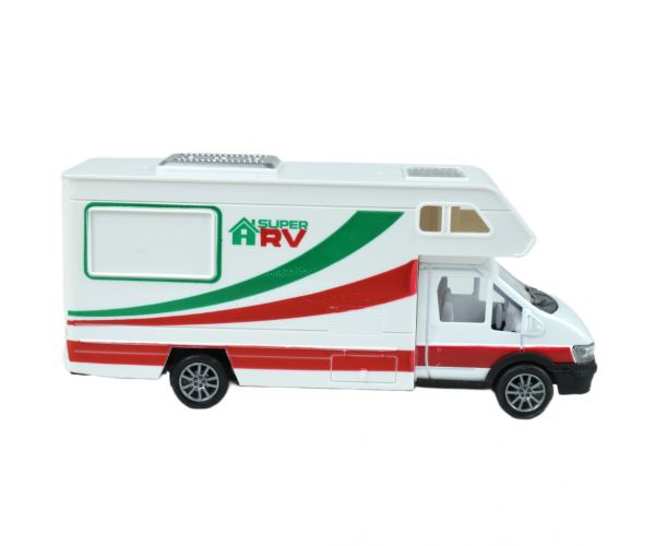 Die-Cast: Fém lakóautó többféle változatban 17cm 1db