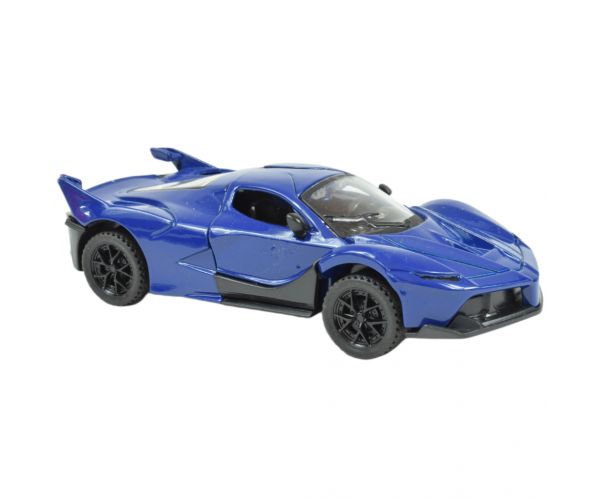 Die-Cast: Fém luxus sportautó nyitható ajtóval, többféle változatban 12cm 1db