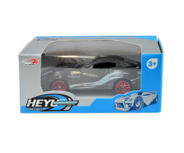 Die-Cast: Fém sportautó többféle változatban 1/64 1db