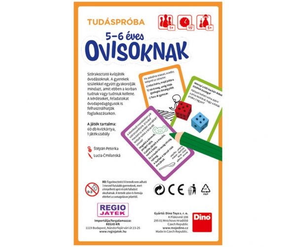 Dino: Tudáspróba 5-6 éves ovisoknak