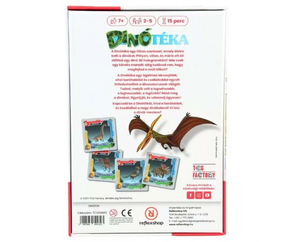Dinótéka oktató társasjáték