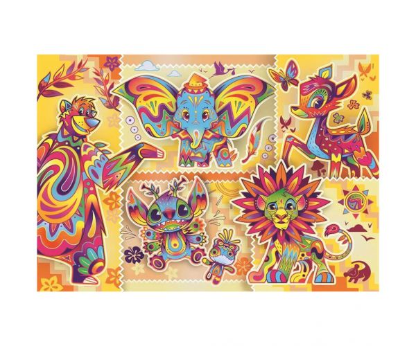 Disney - Klasszikus karakterek 1000 db-os puzzle poszterrel - Clementoni